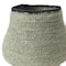 Hello Honey® 7" Gray & Black Hand-Woven Seagrass Basket